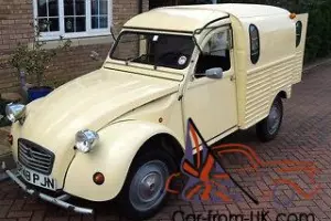 *CITROEN 2CV CREAM BABETTE VAN* ,GALVANISED CHASSIS BUILT BY VILLEVANS *