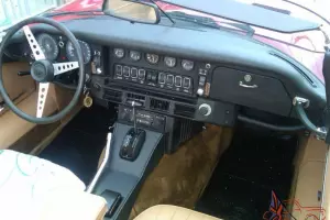 1974 Jaguar XKE Base 5.3L V12 Automatic Red Series III Roadster