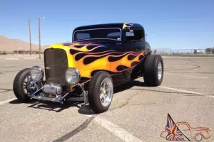 1932 FORD 3 WINDOW COUPE MODEL B HOT ROD CUSTOM