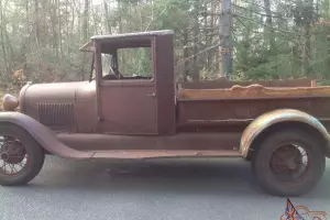 1928 Ford Model aa Express barn find patina