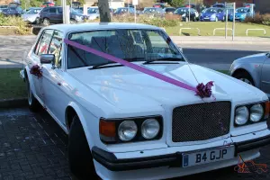  1986 BENTLEY BENTLEY 8 WHITE WITH BEIGE LEATHER INTERIOR 