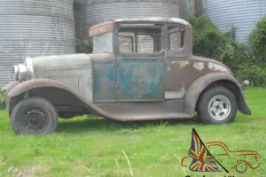 Ford 1931 Coupe 5 Window, Barn Find