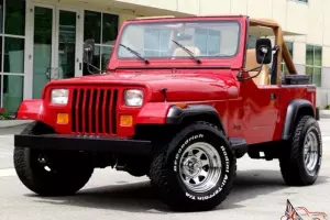 1987 JEEP WRANGLER YJ ONE OWNER LOW MILES 6-CYLINDER 5-SPEED MANUAL NO RESERVE