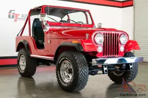 1979 Jeep CJ5 Complete Frame Off Restoration Lifted 4WD Only 200 Miles on Build