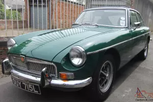 MGB GT , 1972 TAX EXEMPT , IN BRITISH RACING GREEN