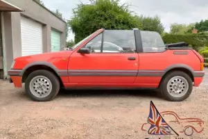 Peugeot 205 CTi 1.6 cabriolet 4/11/88 Rare appreciating classic car. NEW MOT.