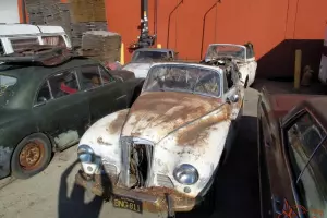 2 SUNBEAM TALBOT CABRIOLET PROJECTS STORED 46 YEARS BLACK CALIF PLATES 4 REST0