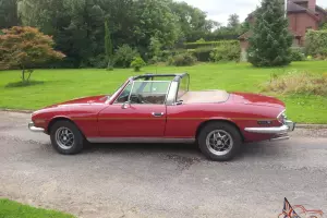  1977 TRIUMPH STAG AUTO , carmine red,beige interior 
