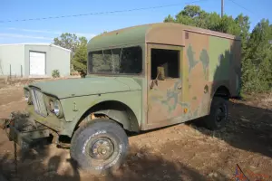 1968 JEEP KAISER M725 MILITARY AMBULANCE TRUCK CAMPER ORIGINAL