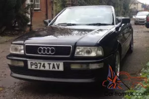Audi 80 2.8 V6 Cabriolet / Convertible Manual / Metallic Black / 1997 / Rare Car