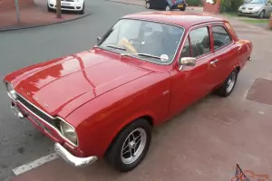  FORD ESCORT MK1 1300GT RED, 5 OWNERS, GENUINE 49000 MILES, EXCELLENT EXAMPLE 