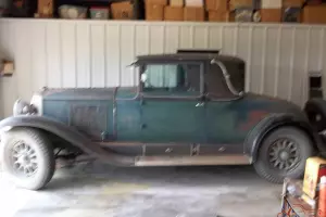 1929 Cadillac 341B rumble seat coupe
