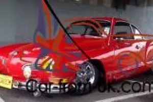 VW Karmann Ghia Coupe VW Slammed, Hot Rod, Restomod, Narrowed On Fuchs