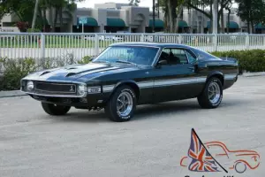 1969 Shelby GT-500 4 SPD BLACK JADE GT500 IN THE REGISTRY MARTI DOCS