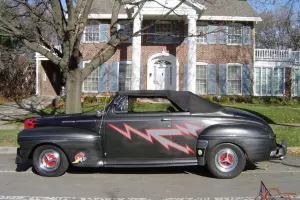 1947 Mercury Convertible Hot Rod Pro Street Gasser Drag Race Fast Chevy Engine