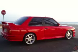RARE BMW E30 M3 RED (Zinnoberrot) 6L S52 TURBO with 500WHP on pump gas