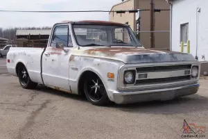 c10, patina, bagged, ls, 5.3l, big window, short bed, rat rod, hot rod