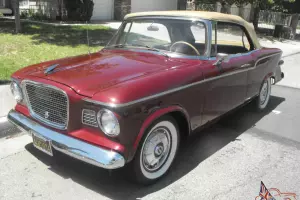 Studebaker Convertible. 1960 is the first year of the convertible, for the Lark