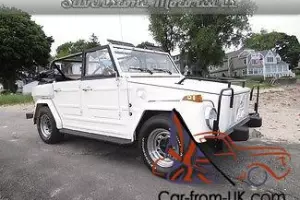 1974 White! Roll Bars Blaupunkt Stereo CD New Top and Side Curtains New Tires