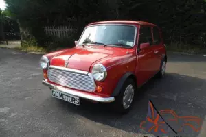 1996 Classic Rover Mini Mayfair Auto in Flame Red just 19,000 miles
