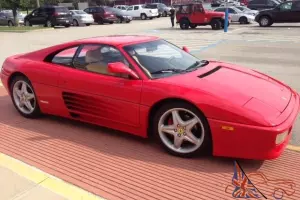 Ferrari 348 GTS TARGA, 22,200 MILES, GUARDS RED, ONE OF A KIND, RECORDS