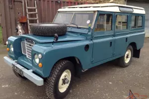 Land rover 109 station wagon ,tax exempt,restored on a *galvanised chassis*