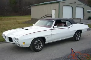 1970 GTO 455 H/O RAM IV WHITE/RED INTERIOR 1000% RESTORED CO-PO CAMPAIGN CAR Photo