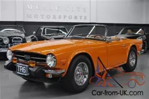 WELL SORTED STRONG TIGHT RUST FREE ACCIDENT FREE TR6 with RECORDS