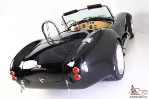 NEW 1965 BACKDRAFT ROADSTER 427 Ford 480HP T5 5 Speed Black  Tan Interior