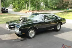70 Olds Cutlass pro street custom blower tubbed big block black