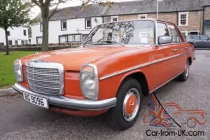 Rare Mercedes Benz 200 1976 W115 Signal Orange RHD