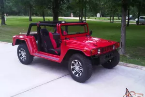 Hummbug, Hummer, Convertible, Kit Car, Red, Wombat, Dune Buggy