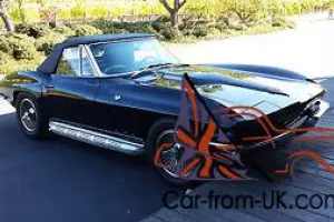 1965 Corvette Stingray Convertible -RARE Black on White