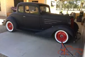 1934 CHEV 5 window coupe hot rod
