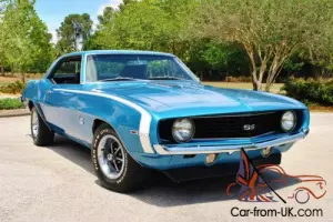 1969 Chevrolet Camaro SS Real Deal X11 Code 396 V8 4-Speed PS PB Tach