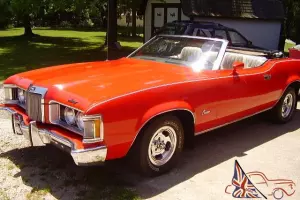 1973 cougar convertible  351 -4v engine  rare   1of 40 built  with marti report