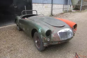 1958 MGA Roadster LHD roller project car to restore.