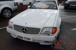 MERCEDES BENZ SL300 CONVERTIBLE 4.0 AUTO GENUINE 66109 MILES BRILLIANT WHITE
