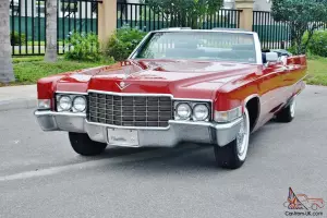 Simply beautiful 1969 Cadillac Deville Convertible stunning in everyway turn key