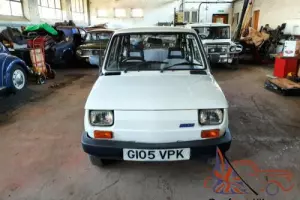 1990 Fiat 126 Bis | 6800 Miles | White | Classic Car | Sony Speakers
