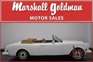 1987 ROLLS ROYCE CORNICHE II WHITE/TAN MAJOR SERVICE DONE ONLY 29,900 MILES