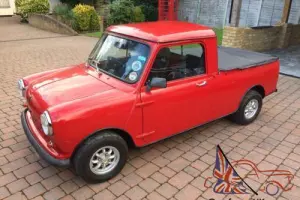 Classic Austin Rover Mini Pickup in Red 'Restored'  1981 VERY RARE