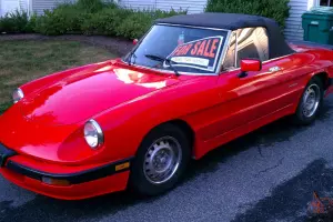 1988 Alfa Romeo Spider Graduate Convertible 2-Door 2.0L