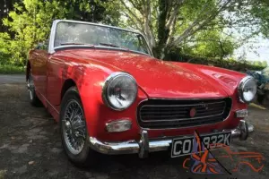 MG Midget RWA, Chrome Bumper, Wire Wheels