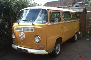 vw early bay window deluxe micro bus Photo