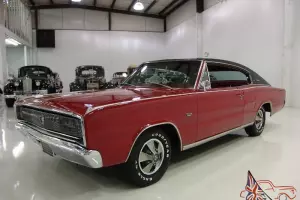 1967 DODGE CHARGER 2-DR SPORTS HARDTOP 4-BUCKET SEATS FULL CONSOLE DUAL EXHAUST
