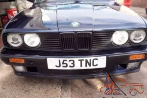 BMW E30 320i CONVERTIBLE SWITCHABLE AUTO BLUE ALLOYS