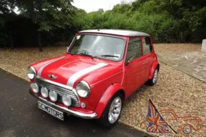 2000 Classic Rover Mini Cooper Sport in Solar Red just 10,000 miles