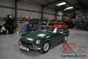 MG ROADSTER 1971, TAX EXEMPT, GREAT PROJECT, GREEN, ROSTYLES