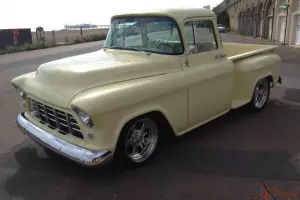  Hotrod Stunning 1955 Chevy Stepside Pickup signed by Billy Gibbons ZZ Top p/xer  Photo
